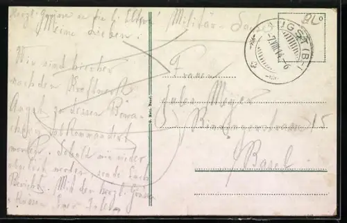 AK Augst, Basler Rheinkraftwerke, Grossschifffahrt-Schleuse