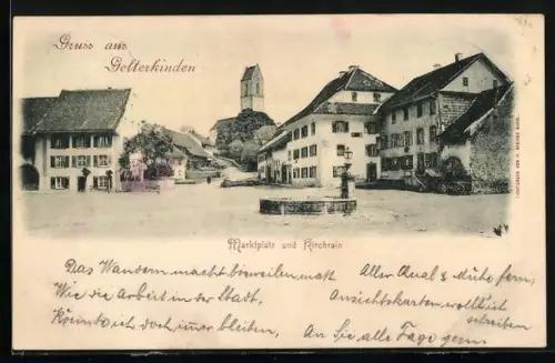 AK Gelterkinden, Marktplatz und Kirchrain