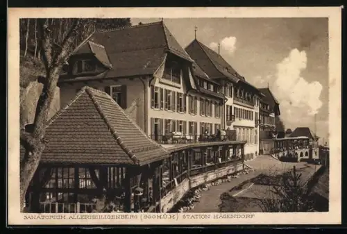 AK Hägendorf, Sanatorium Allerheiligenberg
