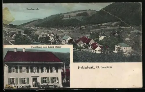 AK Holderbank /Solothurn, Handlung von Louis Bader, Totalansicht