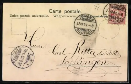 AK Lugano-Stazione, Hotel & Pension Zürcherhof, Panoramablick auf Stadt und See