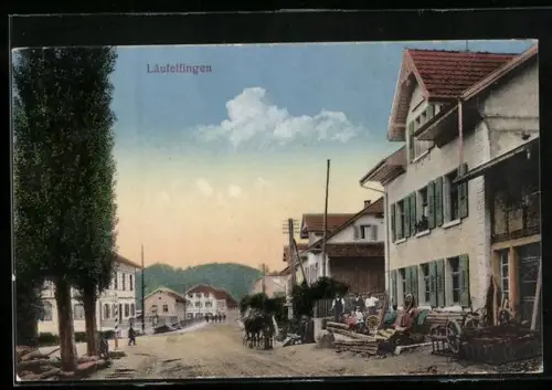 AK Läufelfingen, Ortspartie am Bauernhaus