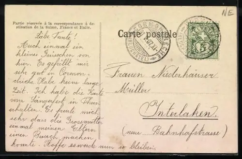 AK Cormondrèche, Rue à Cormondrèche