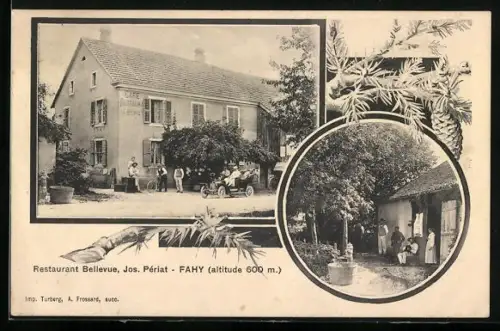 AK Fahy, Restaurant Bellevue, Propr. Jos. Périat