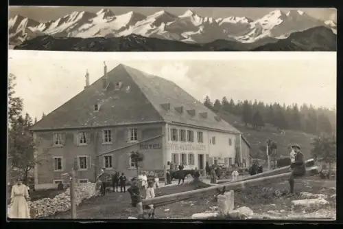 AK Cernier, Hotel de la Vue des Alpes, Propr. Charles Noba