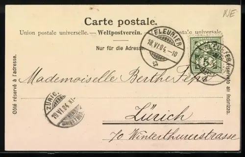 AK Fleurier, Hotel Victoria et Avenue de la Gare