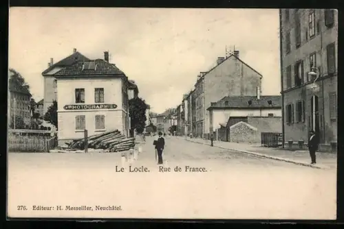 AK Le Locle, Rue de France
