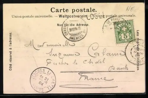 AK Le Locle, Rue de France