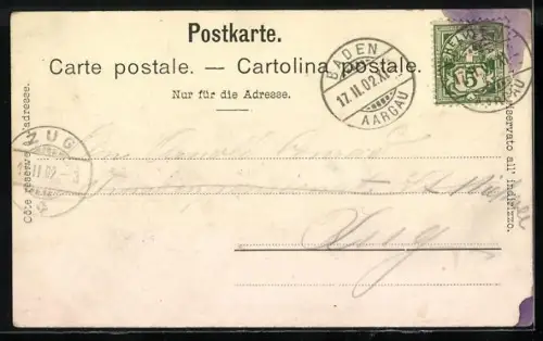 AK Nussbaumen /AG, Gasthof und Strassenpartie