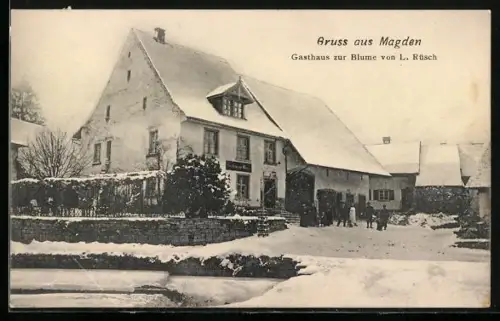 AK Magden, Gasthaus zur Blume, Bes. L. Rüsch