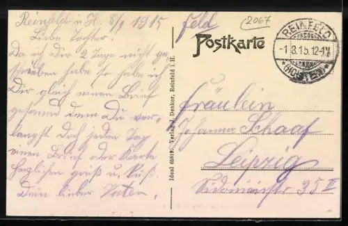 AK Reinfeld i. Holst., Neuer Garten