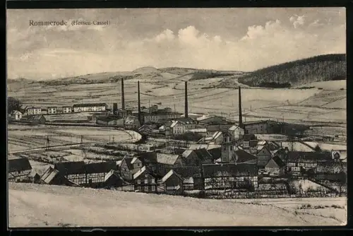 AK Rommerode / Hessen-Cassel, Teilansicht