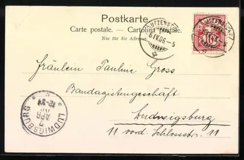 AK Utzenstorf, Gasthof zum Bären, Schulhaus