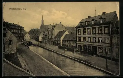 AK Münchberg, Partie in der Lindenstrasse