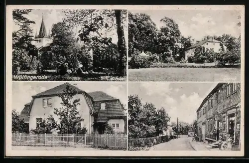 AK Wülfingerode, Villa, Schloss, Dorfstrasse