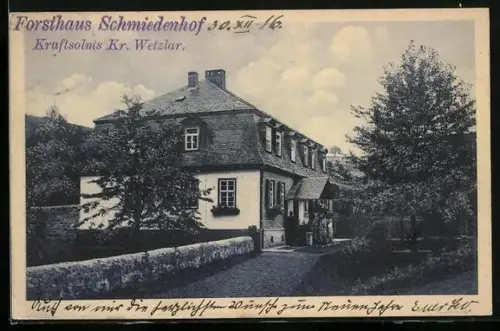 AK Kraftsolms /Wetzlar, Forsthaus Schmiedenhof