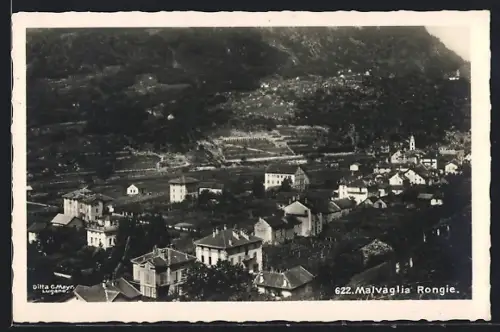 AK Malvaglia Rongie, Teilansicht mit Bäumen