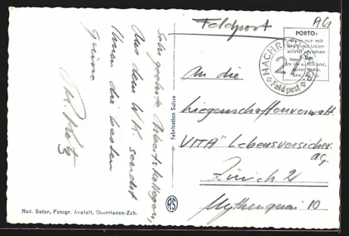 AK Wohlen /AG, Strassenpartie im Ort