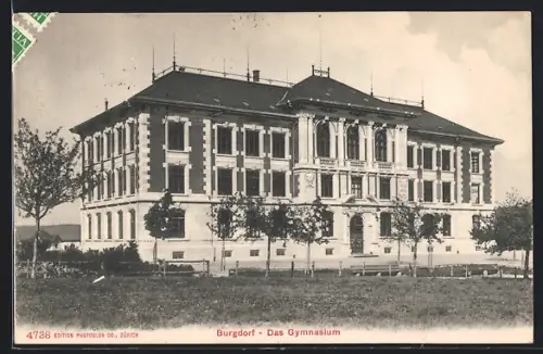 AK Burgdorf, Gymnasium mit Bäumen