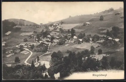 AK Ringoldswil, Teilansicht mit Strassenpartie
