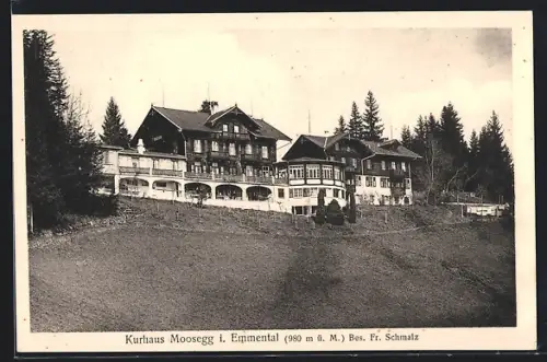 AK Lauperswil, Blick auf das Kurhaus Moosegg im Emmental