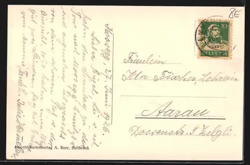 AK Lauperswil, Blick auf das Kurhaus Moosegg im Emmental