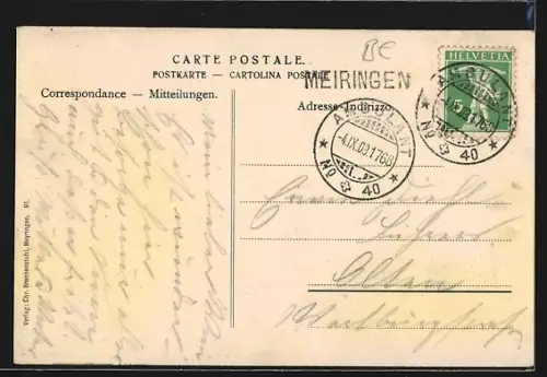 AK Meyringen, Hotel Reichenbachfall