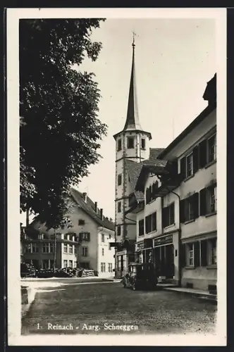 AK Reinach /Aarg., Restaurant zum Schneggen