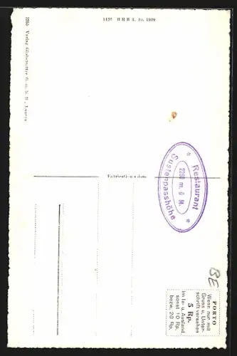 AK Gadmen, Ortsansicht mit Gasthaus Bären