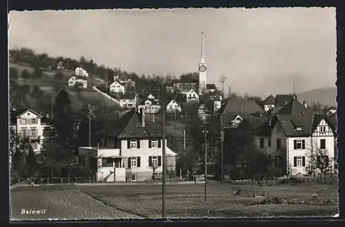 AK Beinwil, Ortsansicht mit Blick zur Kirche