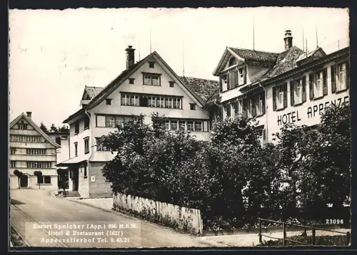 AK Speicher /App., Hotel und Restaurant Appenzeller Hof