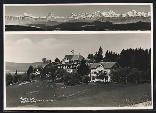 AK Walkringen, Rüttihubelbad, Alpenpanorama