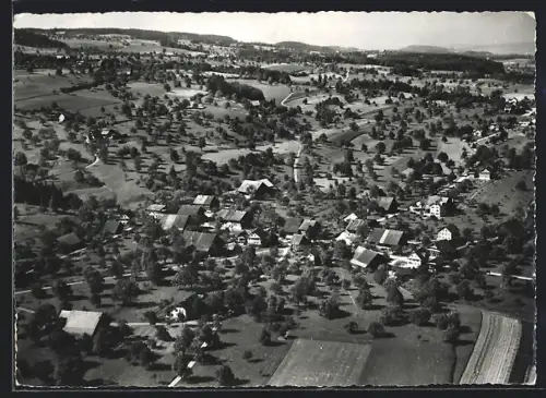 AK Beinwil /AG, Fliegeraufnahme von Wiggwil