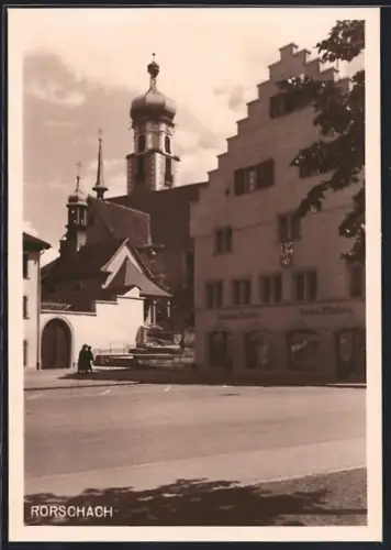 AK Rorschach, Blick auf den Konsum-Verein und den Salon Modern