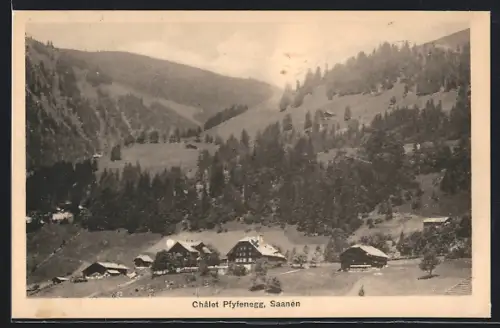 AK Saanen, Chalet Pfyfenegg, Ortspanorama