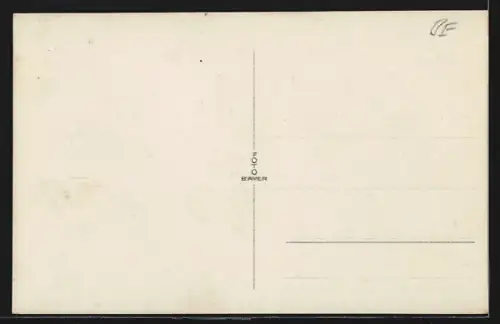 AK Riggisberg, Gesamtansicht mit Alpen