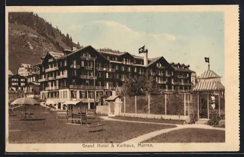 AK Mürren, Grand Hotel & Kurhaus mit Anlagen