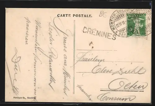 AK Moutier, Vue Generale