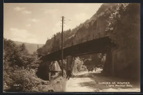 AK Moutier, Gorges de Moutier, Ligne Moutier Bâle