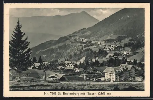 AK St. Beatenberg, Gesamtansicht mit Niesen