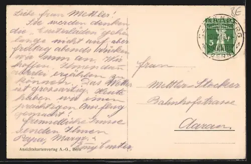 AK St. Beatenberg, Gesamtansicht mit Niesen