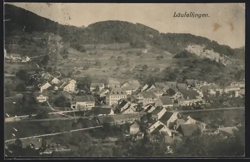 AK Läufelfingen, Totalansicht aus der Vogelschau