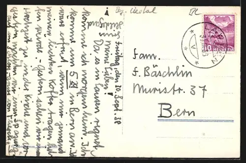 AK Lausen, Teilansicht von oben