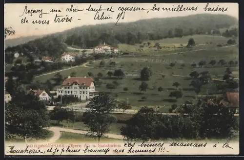 AK Langenbruck, Obere Au und Sanatorium