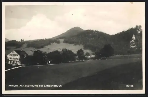 AK Holderbank /SO, Alt-Bechburg, Hotel Alt Bechburg A. Jecker und Ruine