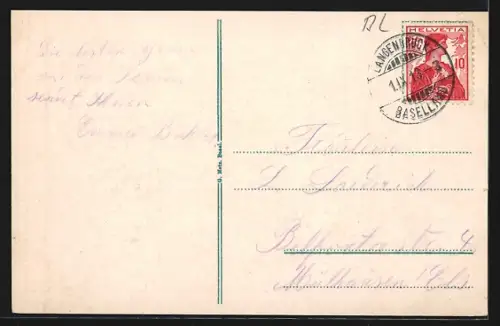 AK Kilchzimmer /Baselland, Ortsansicht mit Ankelballen