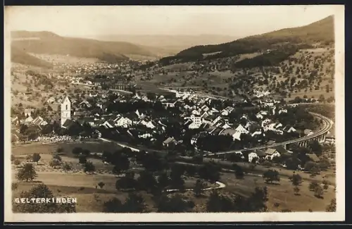 AK Gelterkinden, Gesamtansicht mit Umgebung aus der Vogelschau
