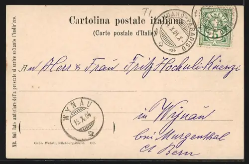 AK Lugano, Salondampfer Gottardo am Quai