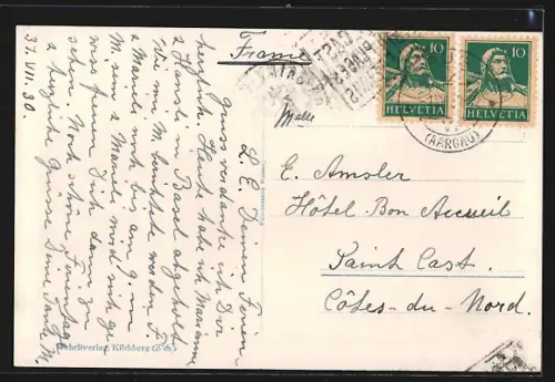 AK Brugg, Partie an der Aare