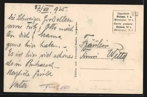 AK Brugg, Strassenpartie bei der reformierten Kirche